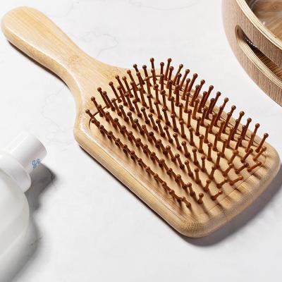 China For Home Use Anti-Static Hair Brushes For Women Hair Scalp Massager Sweep Sandalwood Comb Air Cushion Paddle Hair Brush for sale