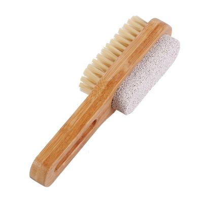 China EXFOLIATE Double Sided Foot Scrubber Exfoliator Skin Foot File Callus Remover Dry Dead Pumice Brush for sale