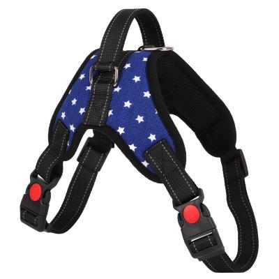 China Large Pet Viable Adjustable Puppy Dog Harness For Small Medium Large Pet Dogs Hand Strap Dog Walking Supplies for sale