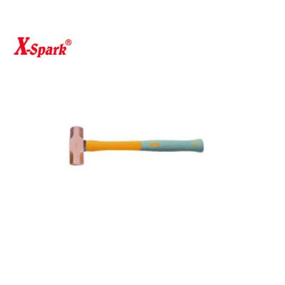 China Machinist Hammer Beryllium Copper Sparking Non Safety Copper Brass Sledgehammers 2lb for sale