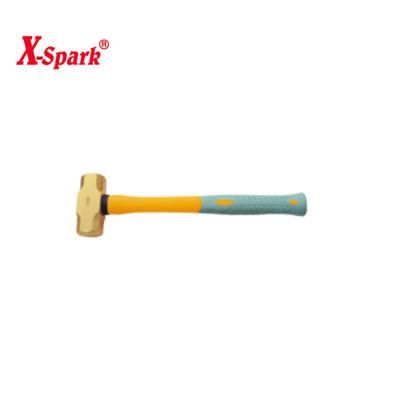 China Machinist Hammer Beryllium Copper Sparking Non Safety Copper Brass Sledgehammers 2lb for sale