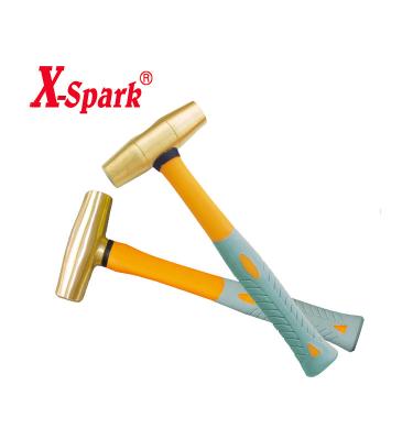 China Cut Cut & Shear Bolts & Nuts Fiber Handle Brass Hammer Non Marrying Mallets, Drum Hammer for sale