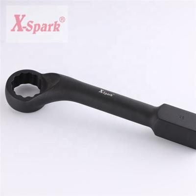 China Petrochemical High Quality Die Forged Trimming Hammer Ring Box Wrench For Industry for sale