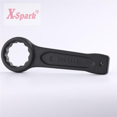 China Petrochemical High Quality Die Forged DIN 7444 Elephant Hammer Wrench Box End Trimming Socket Wrench for sale