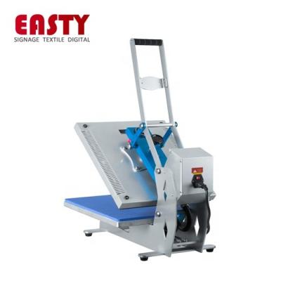 China Garment Shops New Cheapest Manual Flatbed T-shirt Sublimation Printer DigitalPneumatic Heat Press Transfer Machine for sale