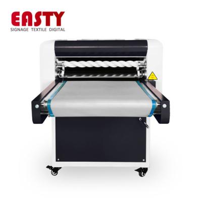 China Fuse Easty T-shirt Garment Fabric Apparel Melting Stamping Machine for sale