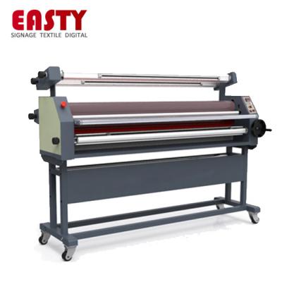 China Easty II.COLD II.WARM Laminator For Vinyl Graphics Film Lamination Cold Heat Assisted Lamination 1600mm Electric Lift for sale