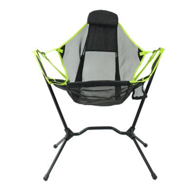 China YILU Super Comfortable Outdoor Garden Swinging Seat Chair Folding Travel Swing Recliner Camping Rocking Chairs for sale