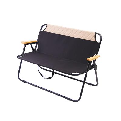 China YILU Folding Camp Chair Double Beach Modern Outdoor Comfortable Chair 2 Double Person Portable Camping Chair for sale