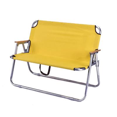 China YILU Modern Loveseat Seat 2 Person Folding Comfortable Camping Portable Double Chair for sale