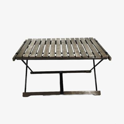 China YILU Modern Garden Furniture Camping Folding Outdoor Solid Wood Table for sale