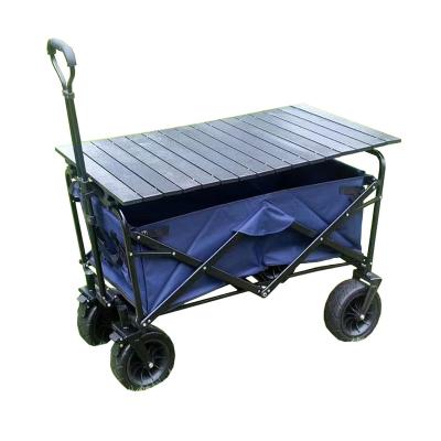 China YILU Tools Outdoor Foldable Trolley Stroller Shopping Trolley Cart Folding Trolley Collapsible Serving Cart for sale