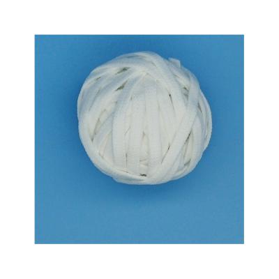 China High Elasticity Factory Direct 5.5mm Width Loom Weaving White Color Or Customized Color Ear Flat Rope for sale