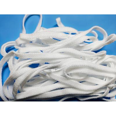 China Elastic Polyester Flat Reusable Strap / Earloop Nylon Soft Elastic Band For Face Mask for sale