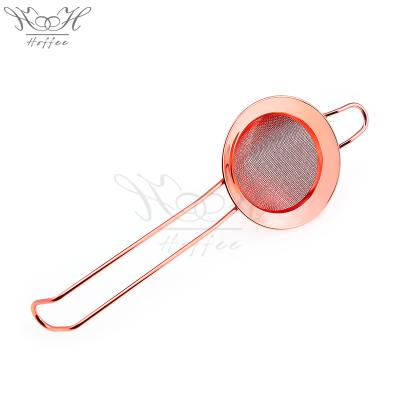 China Kitchen Instrument Stainless Steel Mini Fine Mesh Strainer Baking Sustainable Sieve for sale