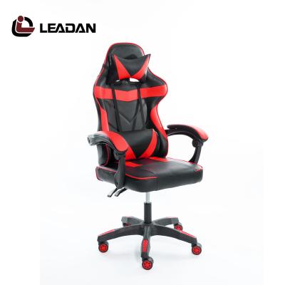 China Wholesale (height)LEADAN gaming chair fabric dxracer ergonomic floor adjustable PC with speakers footrest massgae gamer chair gaming parts desk l for sale