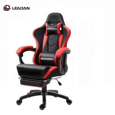 China (Size)LEADAN RGB Adjustable Custom Scorpion Led Massage Gaming Chair Black Cheap Scorpion Gaming Chair Racing PC Computer With Footstool for sale