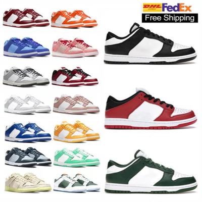 China Damping Men's Casual Skateboarding Shoes SB Dunk Low What Hawker Sports University Blue Sneaker Panda SB Dunk Shoes for sale