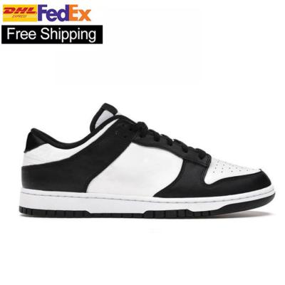 China Dunkes Ben Dunkes Ben and Jerry's Black Panda Sneaker SB Low Shoes Brand Men's Walking Pedestrian Damping Dunk Low for sale