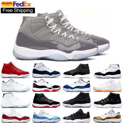 China Damping LOW 11 Womens Basketball Shoes ACCORD Space Jam Dress Retro Trainers Mens Gray Free Shipping Sneakers For Men for sale