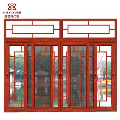 China Guangzhou Rolling Aluminum Windows at Good Prices DOUBLE GLOSS ALUMINUM WINDOWS with Stainless Steel Screen Sliding Window Kitchen for sale