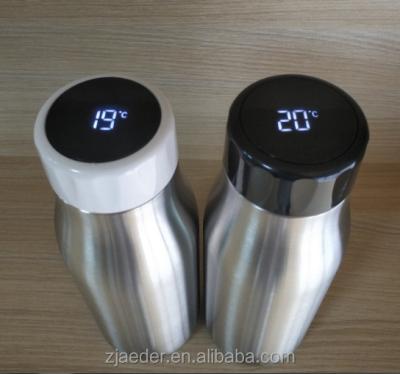 China Wholesale 500ml PORTABLE Vacuum Insulated Smart Water Bottle With Led Temperature Display for sale