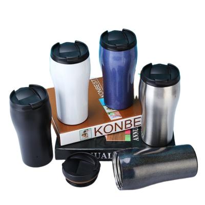 China PORTABLE Custom Logo Stainless Steel 0.35L Vacuum Mup Coffee Travel Mug Eco-Friendly Insulated Coffee Mug for sale