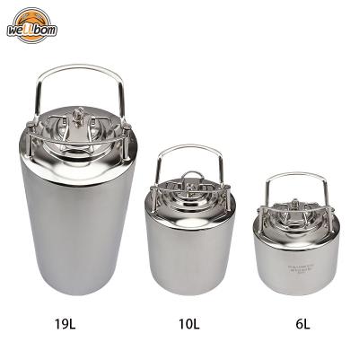 China Beer house brew stainless steel 6L/10L/19L ball lock Cornelius Beer Keg with factory price for sale