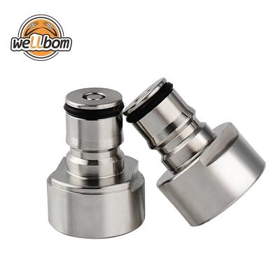 China Viable Carbonation Cap Ball Lock Post for Barrel Coupler Kit Cornelius Type Ball Lock Quick Disconnect Conversion Kit for Liquid and Gas for sale