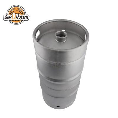 China High Quality 304 Beer USA Standard 1/4 Stainless Steel Beer Keg Keg Keg Accessories 30L for sale