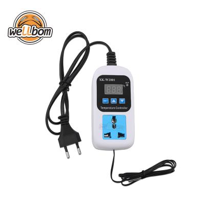 China Newest Easy to Use Digital LED Temperature Controller Thermostat Control Thermometer Microcomputer Delay Start with Probe 110-220V 1500W for sale