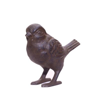 China Europe 2021 New Ornament Bird Yard Art Iron + Metal Cast Decoration For Table Desk for sale