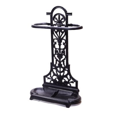 China Hotel Rustic Commercial Decorative Iron Stand Umbrella Stand Rustic Umbrella Stand Holders For Umbrella 6 for sale