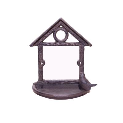 China 2021 New Viable Tree Face Cast Metal Bird Feeder Bird Feeder Accessories Suitable For Outdoor Garden And Patio for sale