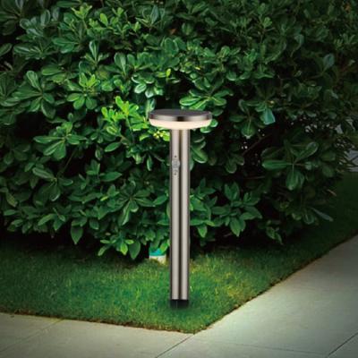 China Low Moq Super Bright Stainless Steel Solar Lights Outdoor Garden And Landscape New Arrival Standing Light for sale