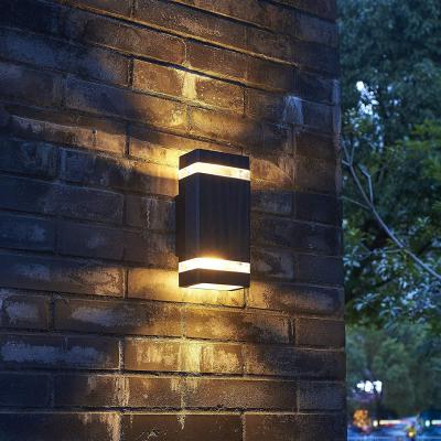 China Brimmel Modern Outdoor Yard Wall Light Aluminum Lamp With LED Bulbs Garden Wall Light for sale