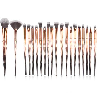 China High Quality Silky Soft Makeup Brush Set 20pcs Private Logo Makeup Brushes Custom Made Shiny Soft for sale