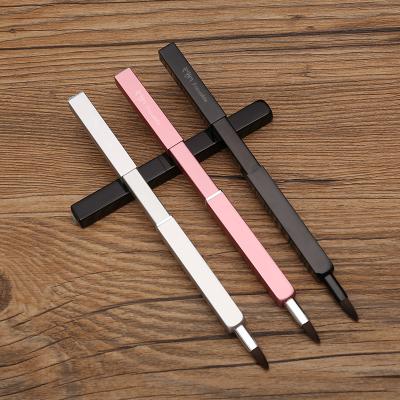 China Mini Retractable Portable Lip Brush Concealer Concealer Flat Brush Smudge Brush Private Simple Makeup Brush for sale