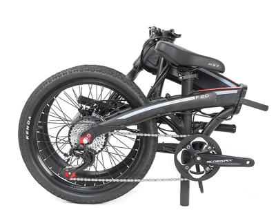 China 2020 Latest design e-bike multifunctional superlight easy to carry 20 inch small wheel electric folding bicycle for sale