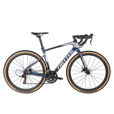 China 2021 hot sale carbon fiber factory TWITTER gravel bike frame carbon fiber gravel bike bicycle for sale for sale