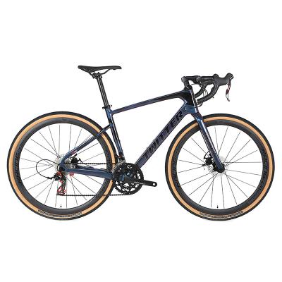 China Carbon Fiber Customized Latest Bicycle Gravel Bike Carbon Gravel Racing Road Bike 700C for sale