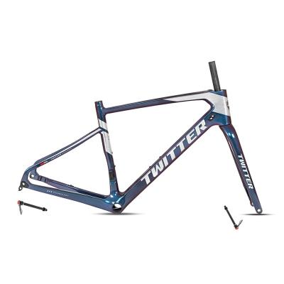 China 700C gravel frameset modulus T800 carbon bike frame high gravel with EPS technology for sale