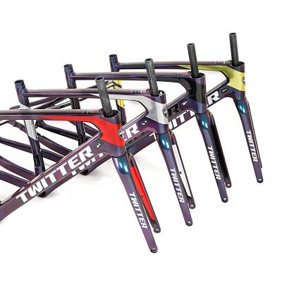 China Custom CarbonGrave Bike Frame Cheap Frame OEM 700*40C Carbon Gravel Bike Frame Bicycle Parts Bike Frame for sale