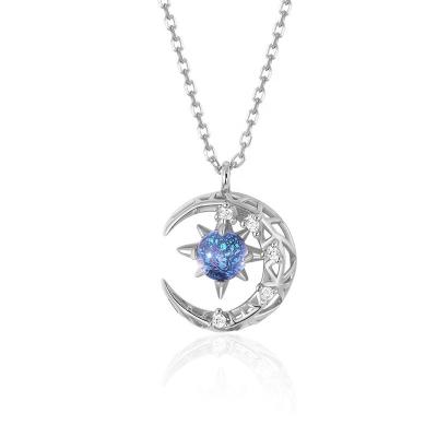 China ADELANTE FASHION Hot Sale 925 Sterling Silver With Zircon Stone Jewelry Pedant Necklace For Women for sale