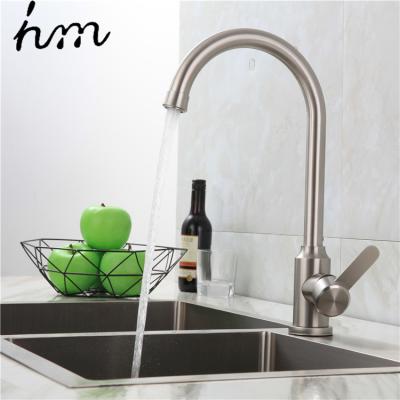 China Other New Design Rotary Deck Mounted Water Faucet Kitchen Swivel Kitchen Faucet Ss304 for sale