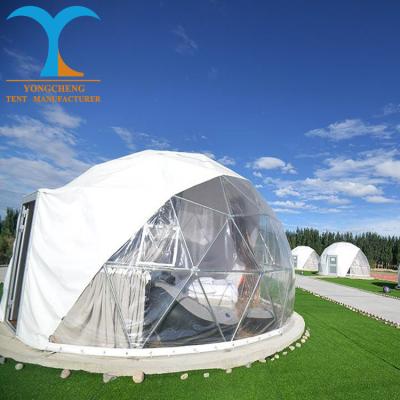 China Hot Selling Arab White Outdoor Large Dome Tent Party Event Geodesic Dome Tent Extended Type for sale