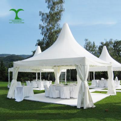 China Weddings/Aluminum Profile White Luxury Wedding Party/Storage/Exhibitions/Sports Events For Outdoor 5x5 Pagoda Tent Gazebo Marquee Tents Party Events Trade Show Tent for sale