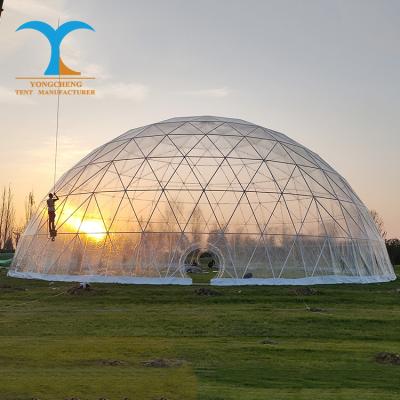 China Commercial Clear Geodesic Tent Canopy Inflatable Festival Trade Show Tents For Party And Camping Outdoor Big Event Home Dome On Sale. for sale