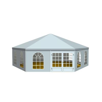 China Extended Type Cheap New Product Fire Retardant Outdoor Polygon Tents for sale