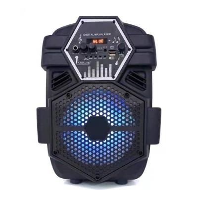 China No Cart 6.5 Inch Portable Karaoke Speaker Portable Speaker With Power Amplifier Panel And Microphone YC-U6.5inch for sale